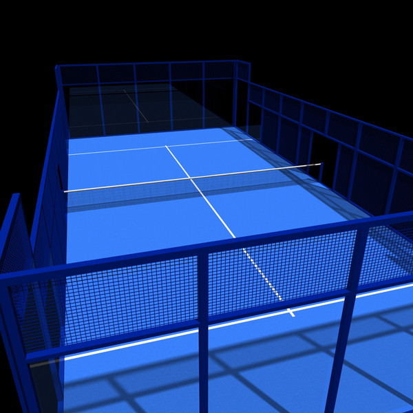 paddle court 3d x - Paddle court by samuel perales